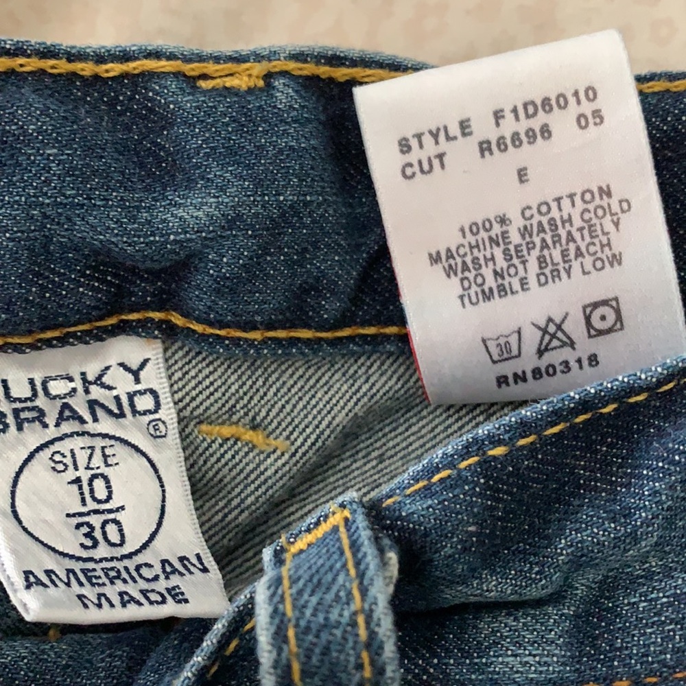 Lucky Brand - Boyfriend Jean Sz 10 - Picture 9 of 9